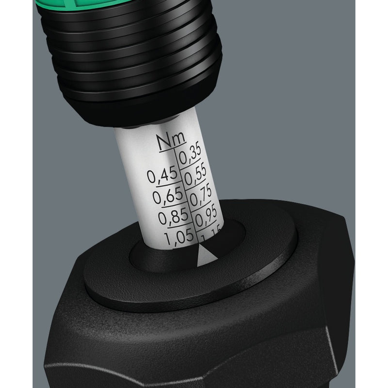 ギャラリービューアに画像をロードする, Wera 7441 kraftform instelbare momentschroevendraaier met rapidaptor snelwisselhouder, 1 4 duim, 1,2 - 3,0 nm - 1 stuk(s) - 05074701001
