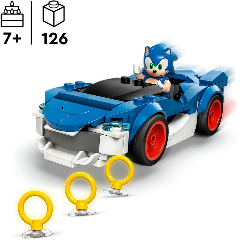 Chargez l'image dans la visionneuse de la galerie, Lego sonic the hedgehog - sonic's car: speedster lightning constructiespeelgoed (77117)
