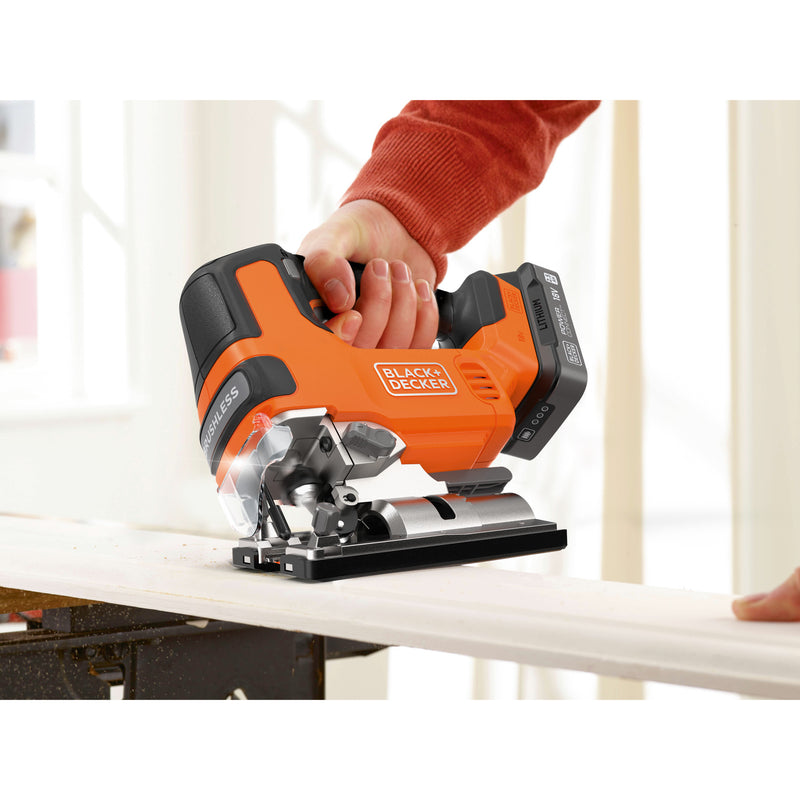 Load image into Gallery viewer, Black+decker blcjs78n-xj 18v decoupeerzaag (zwart oranje, accu en oplader niet inbegrepen)
