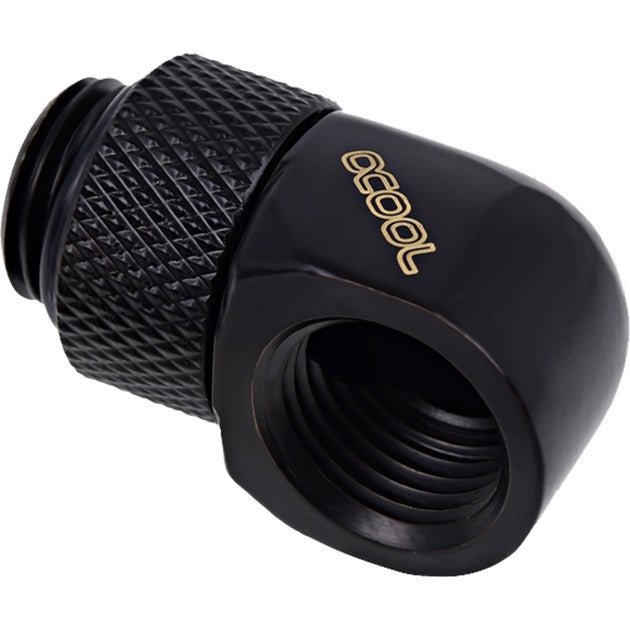 Load image into Gallery viewer, Alphacool eiszapfen l-connector rotatable g1 4 ag to g1 4 ig aansluiting (zwart)
