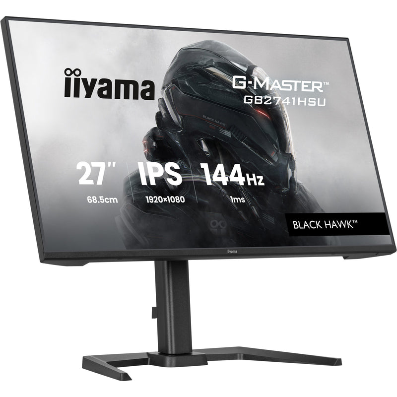 Load image into Gallery viewer, Iiyama g-master black hawk gb2741hsu-b1 27 gaming monitor (zwart, hdmi, displayport, 2x usb-a, usb-b, 144 hz)
