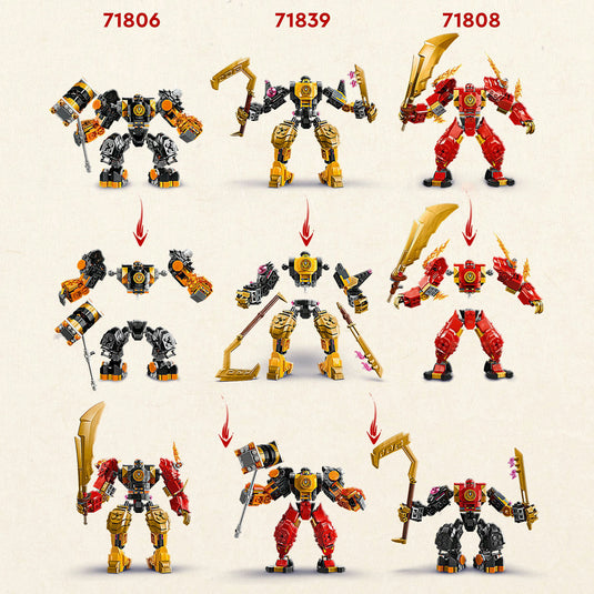 Lego ninjago 71839 arins spinjitzu strijdmecha