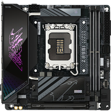Gigabyte z890i aorus ultra socket 1851 moederbord (raid, 2.5gb-lan, wi-fi 7, bt, sound, mini-itx)