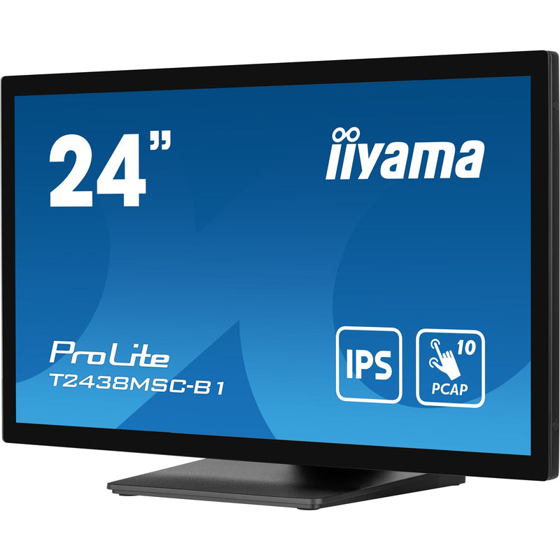 Load image into Gallery viewer, Iiyama prolite t2438msc-b1 23.8 touchscreen monitor (zwart (mat), hdmi, displayport, 2x usb-a, usb-b)
