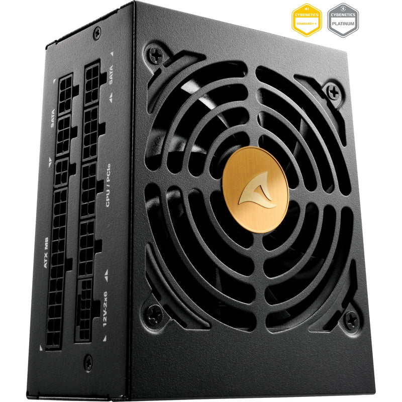 Load image into Gallery viewer, Sharkoon rebel p20 sfx modulaire 1000 watt voeding (zwart, 1x 12v-2x6, 2x pcie)
