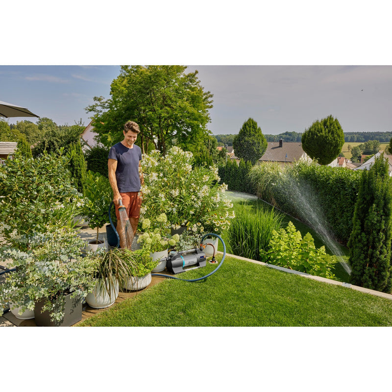 Load image into Gallery viewer, Gardena besproeiingspomp 6500 silentcomfort (donkergrijs roestvrij staal, 1300 watt | bluetooth)
