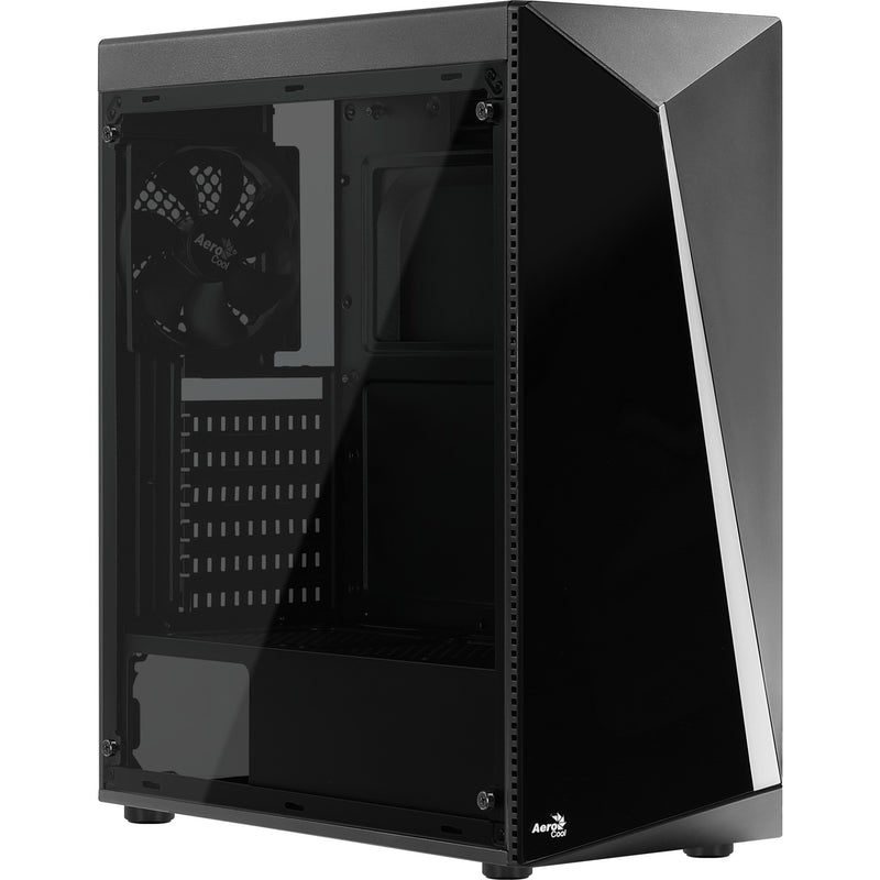 Load image into Gallery viewer, Aerocool shard midi tower behuizing (zwart | 3x usb-a | rgb | window)
