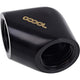 Alphacool eiszapfen l-connector verbinding (zwart)