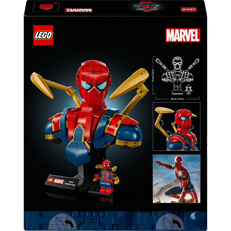 Laden Sie das Bild in Galerie -Viewer, Lego super heroes 76326 iron spider-man buste
