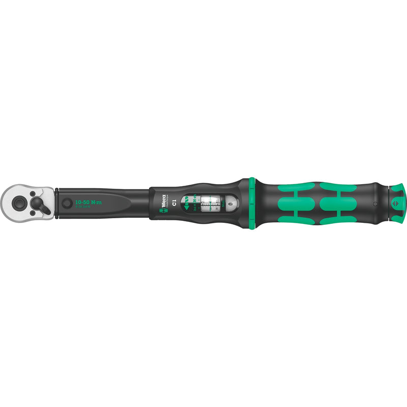 Load image into Gallery viewer, Wera click-torque c 1 draaimomentsleutel met omschakelratel, 10-50 nm (zwart groen, uitvoering 1 2 )
