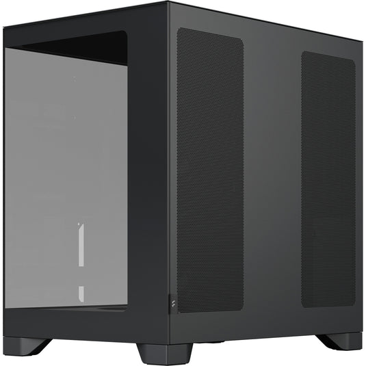 Fractal design pop 2 vision rgb midi tower behuizing (zwart | 1x usb-a | 1x usb-c | rgb | tempered glass)
