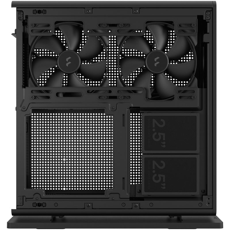 Load image into Gallery viewer, Fractal design ridge black mini tower behuizing (zwart | 2x usb-a | 1x usb-c)

