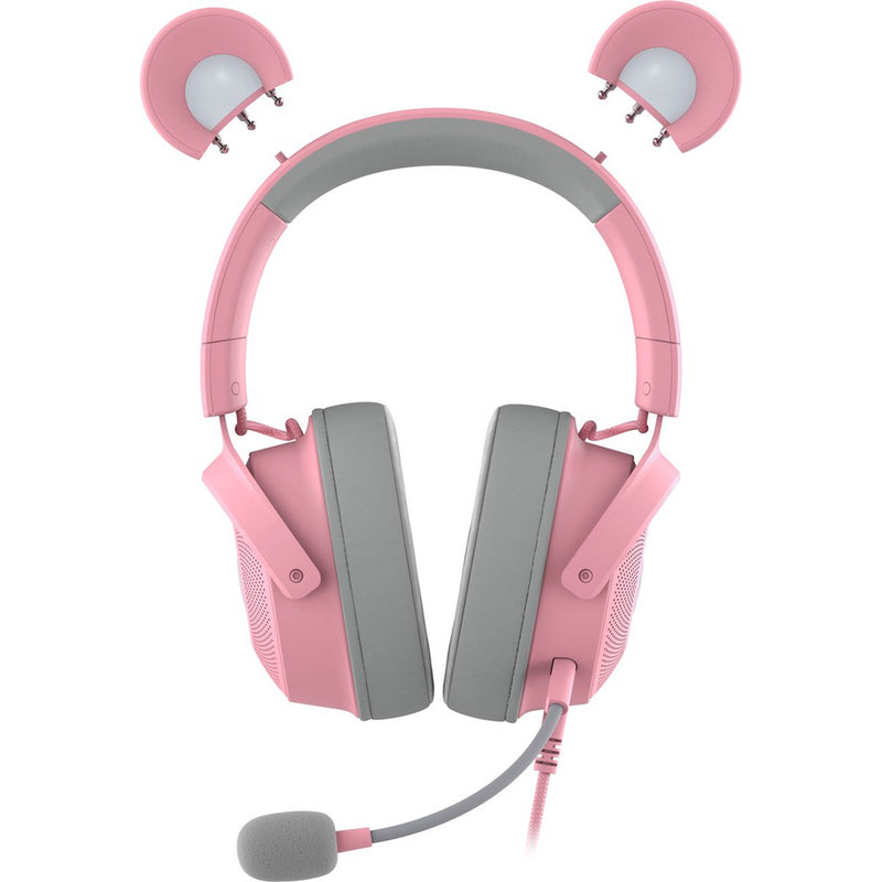 Afbeelding laden in galerijviewer, Razer kraken kitty v2 pro rgb over-ear gaming headset (roze)
