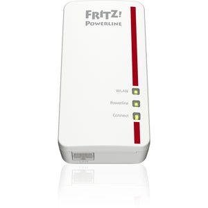 Fritz! powerline 1260e wlan set international powerline + wlan (wit, mesh wi-fi)