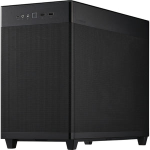 Asus prime ap201 mini tower behuizing (zwart | 2x usb-a | 1x usb-c)