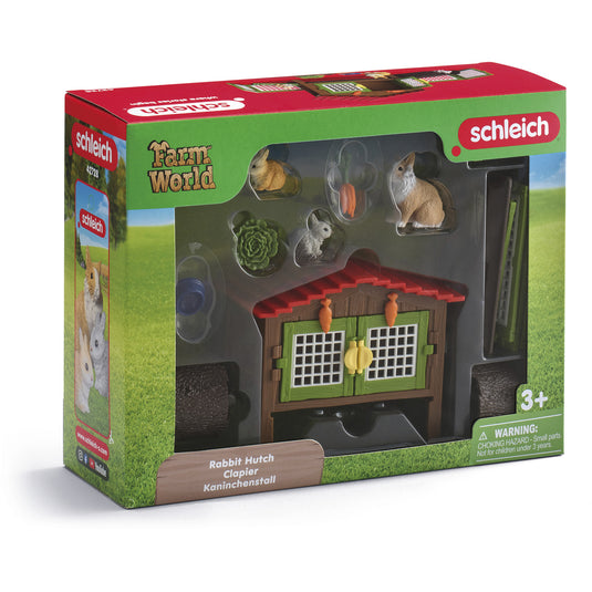 Schleich farm world - konijnenhok speelfiguur (42728)