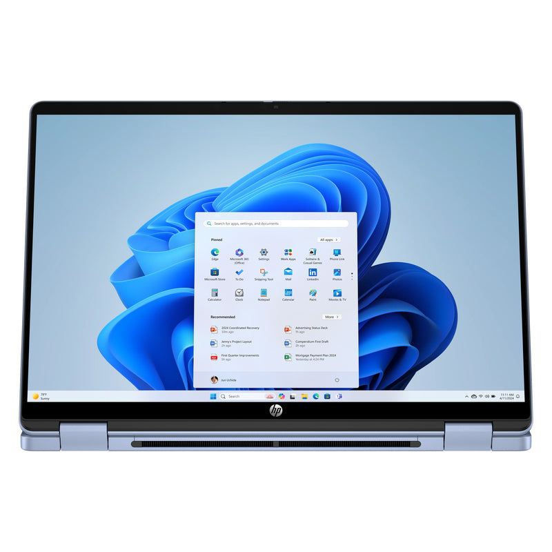 Afbeelding laden in galerijviewer, Hp omnibook 5 flip 2-in-1 14-fp0251ndx 14 laptop (blauw | core 5 120u | intel graphics | 8 gb | 512 gb ssd | touch)
