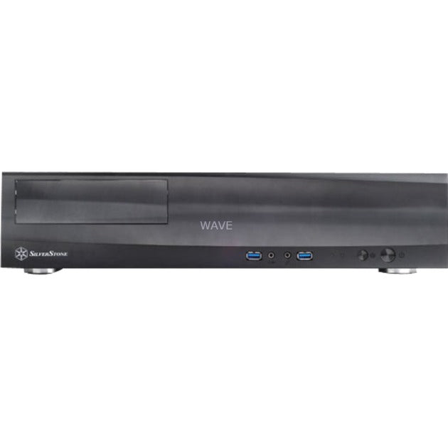 Load image into Gallery viewer, Silverstone milo ml03b desktop behuizing (zwart | 2x usb-a)
