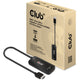 Club 3d hdmi + micro usb naar displayport active adapter (zwart, 4k120hz 8k30hz m f )