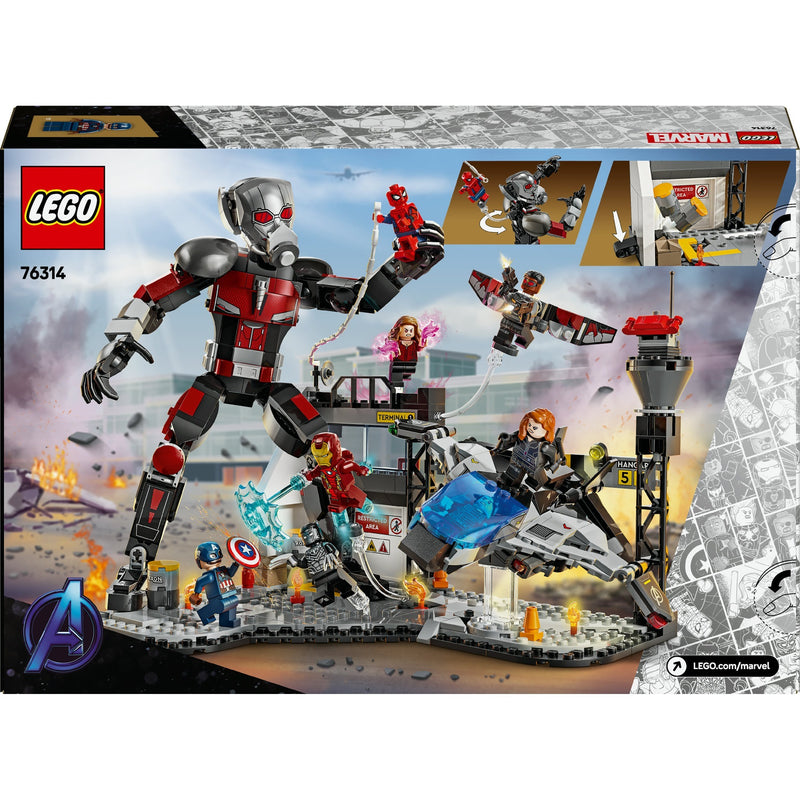 Load image into Gallery viewer, Lego super heroes 76314 captain america civil war actiescene
