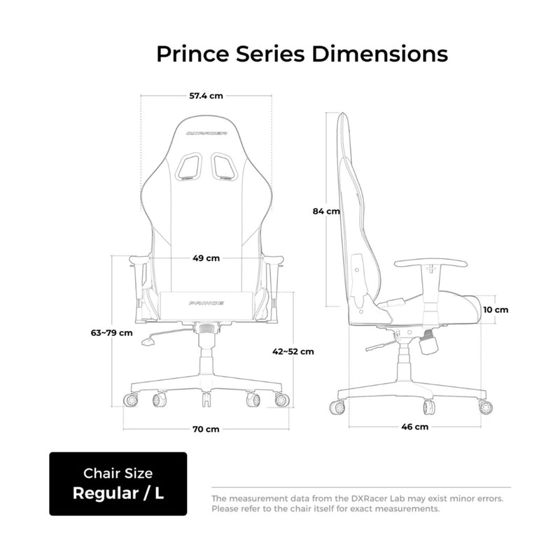 Afbeelding laden in galerijviewer, Dxracer prince l black pvc leather gamestoel (zwart)
