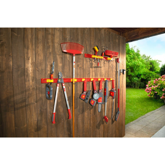 Wolf-garten bs 140 em e-multi-star accu steel (rood grijs, zonder lader, 2,5 ah, 18 volt)