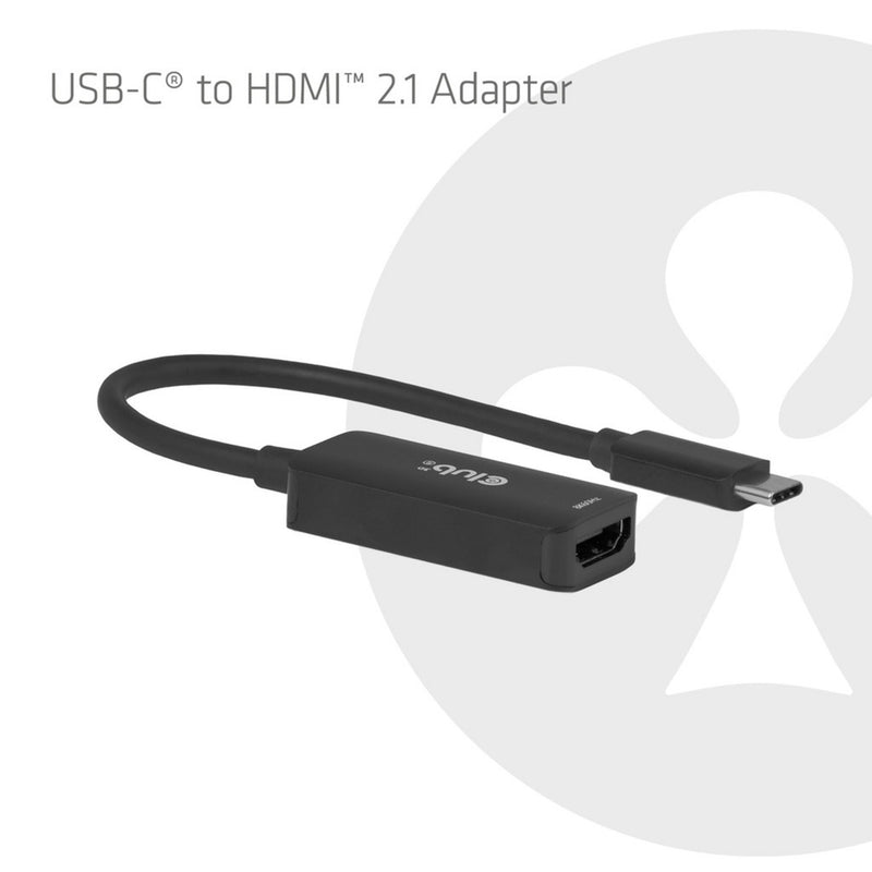 Laden Sie das Bild in Galerie -Viewer, Club 3d cac-2505 usb-c naar hdmi 2.1 adapter 8k60hz (zwart)
