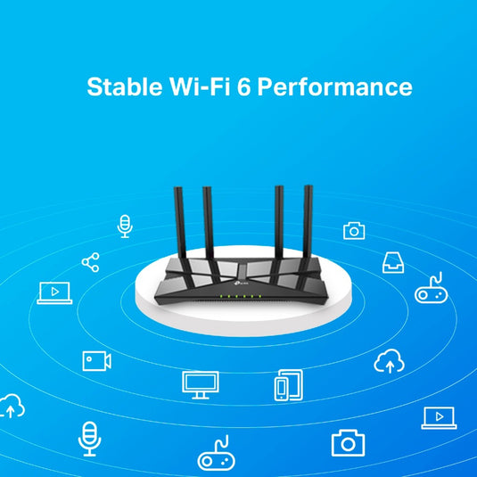 Tp-link archer ax10 router (zwart)