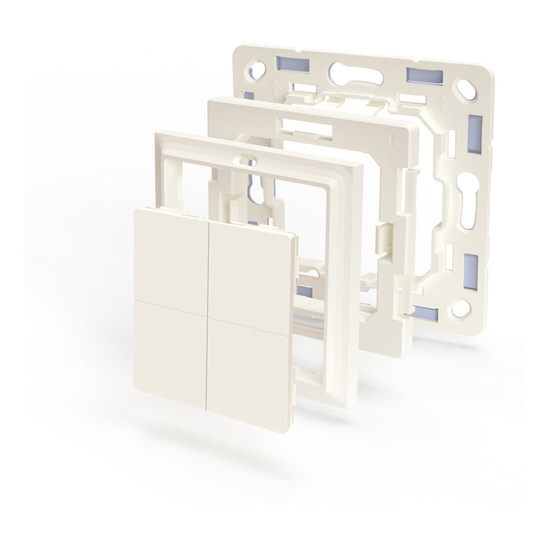 Load image into Gallery viewer, Shelly blu wall switch 4 + gira merten adapter schakelaar (wit, bluetooth 4.2)
