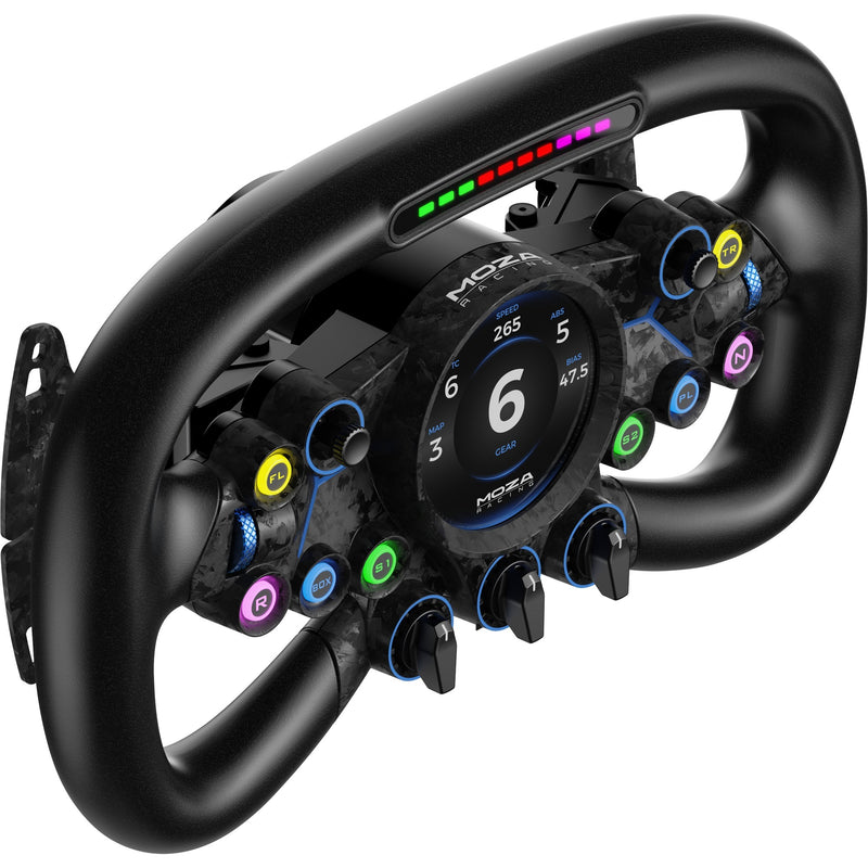 ギャラリービューアに画像をロードする, Moza vision gs stuur add-on (zwart carbon)
