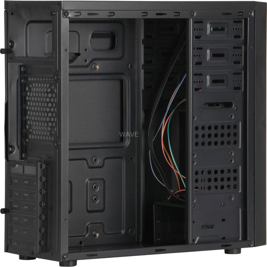 Inter-tech b-42 midi tower behuizing (zwart | 2x usb-a)