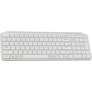 Keychron b2 pro-k8 toetsenbord (wit (mat), us lay-out (qwerty), scissor switches, 96%, abs keycaps, 2.4 ghz | bluetooth | usb)
