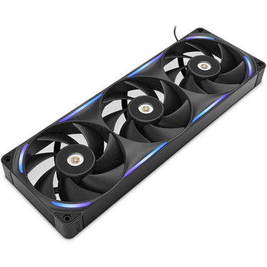 Nzxt f360x rgb case fans (zwart, 3 stuks, 360 x 120 x 30 mm, pwm)