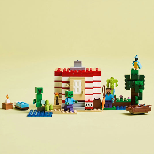 Lego minecraft 21275 het tnt junglehuis