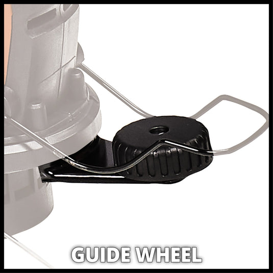 Einhell grastrimmer gc-et 4530 kit (rood zwart)