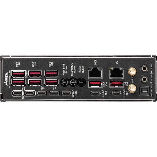 Msi meg x870e godlike socket am5 moederbord (5gb-lan, 10gb-lan, wlan, bt, sound, atx)