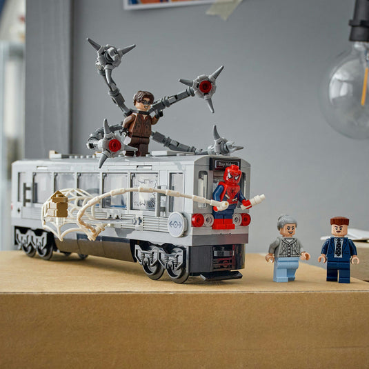 Lego marvel - spider-man vs. doc ock metroscène constructiespeelgoed (76321)