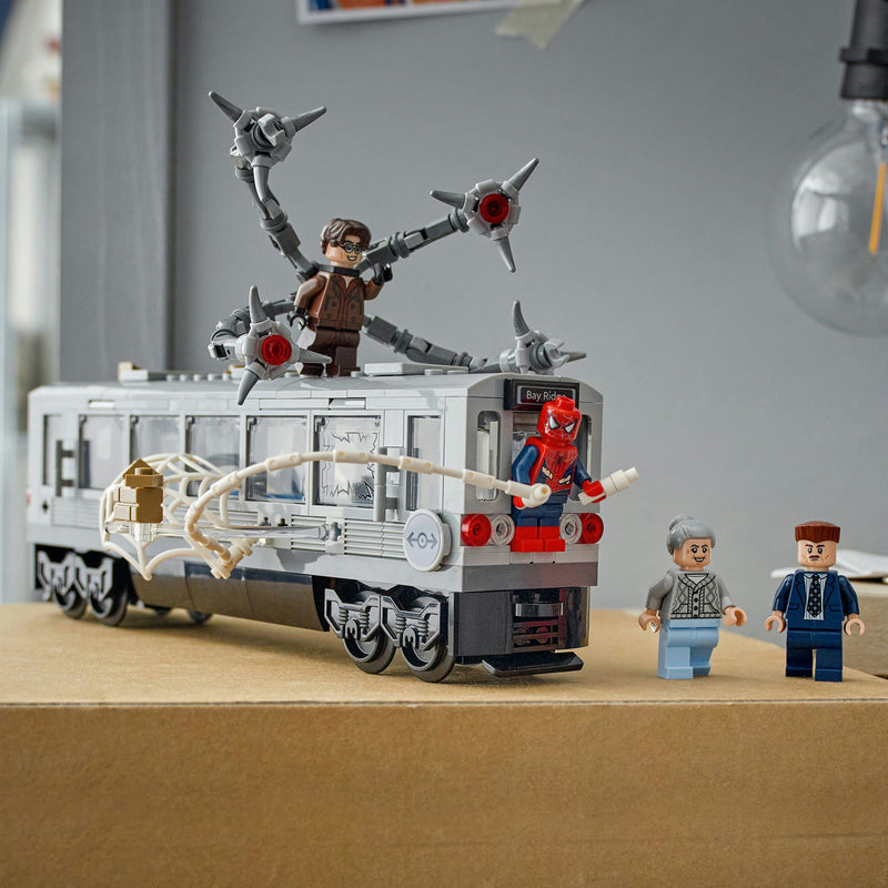 Afbeelding laden in galerijviewer, Lego marvel - spider-man vs. doc ock metroscène constructiespeelgoed (76321)
