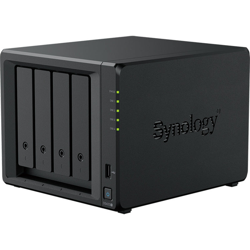 Load image into Gallery viewer, Synology diskstation ds425+ nas (zwart, 2x lan, 2x usb-a 3.2 (5 gbit s))
