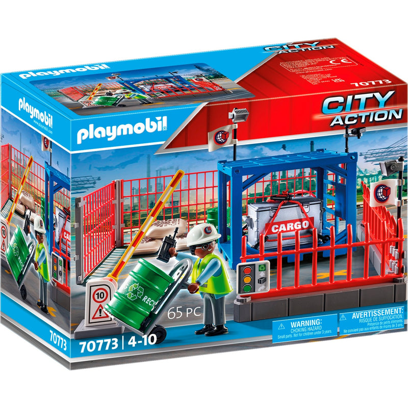 Load image into Gallery viewer, Playmobil city action - goederenmagazijn constructiespeelgoed (70773)
