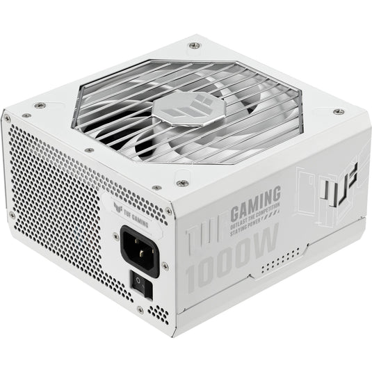 Asus tuf gaming gold white edition modulaire 1000 watt voeding (wit, 1x 12v-2x6, 4x pcie)