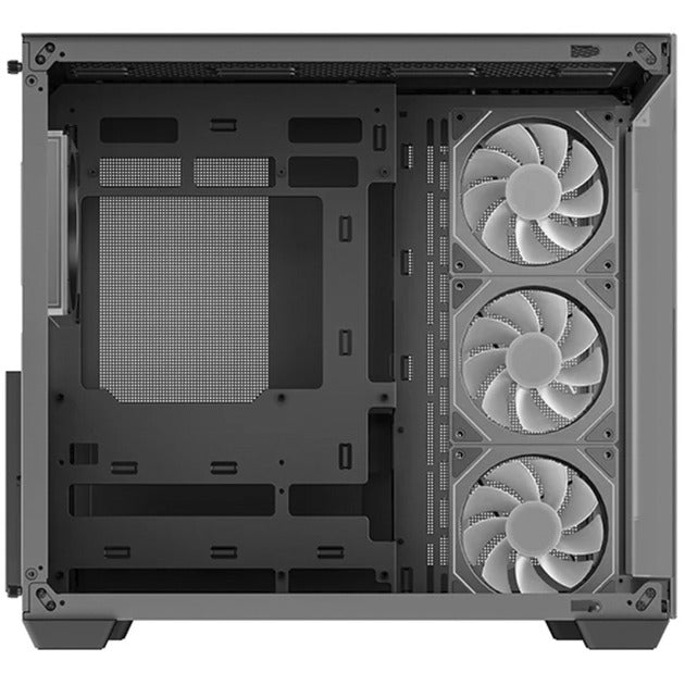 Afbeelding laden in galerijviewer, Deepcool cg530 4f midi tower behuizing (zwart | 2x usb-a | 1x usb-c | rgb | tempered glass)
