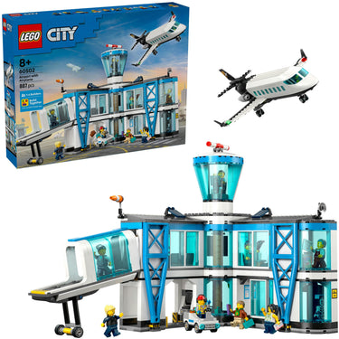 Lego city 60502 luchthaven met vliegtuig