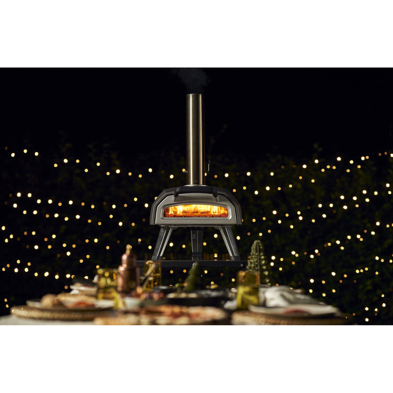 Load image into Gallery viewer, Ooni karu 2 multi-fuel pizza oven pizzaoven (zwart roestvrij staal, 12'' pizza, hout, houtskool en gas)
