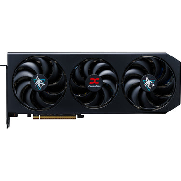 Powercolor radeon rx 9070 gre hellhound 12gb gddr6 grafische kaart (zwart, rdna4, 3x displayport, 1x hdmi 2.1)