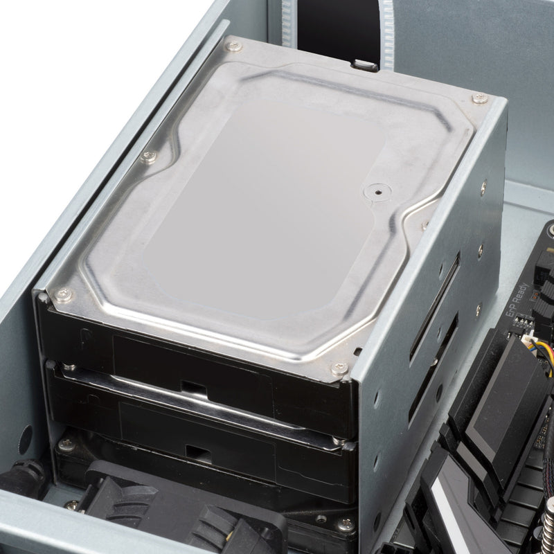 Chargez l'image dans la visionneuse de la galerie, Silverstone rm23-502 rack behuizing (grijs zwart)
