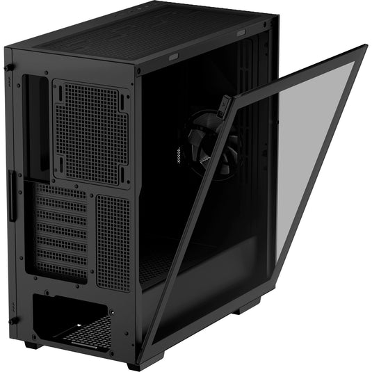 Deepcool cyclops midi tower behuizing (zwart | 1x usb-a | 1x usb-c | window)