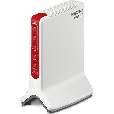 Fritz! box 6820 lte v3 international wlan lte router (wit rood, 4g (lte), 3g 3g+ (umts hspa+), mesh wi-fi)