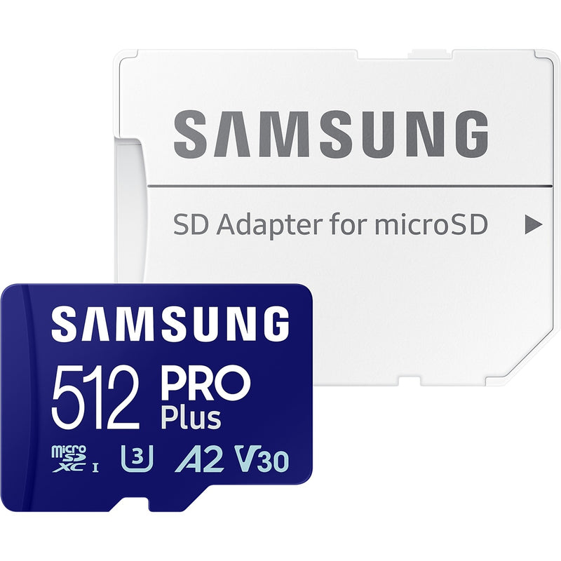 Load image into Gallery viewer, Samsung pro plus 512 gb microsdxc (2023) geheugenkaart (blauw, uhs-i u3, class 10, v30, a2)
