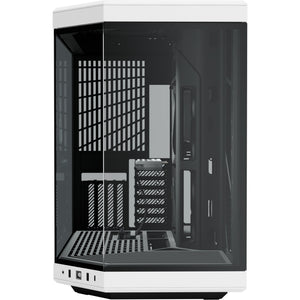 Hyte y70 midi tower behuizing (zwart wit | 2x usb-a | 1x usb-c | tempered glass)